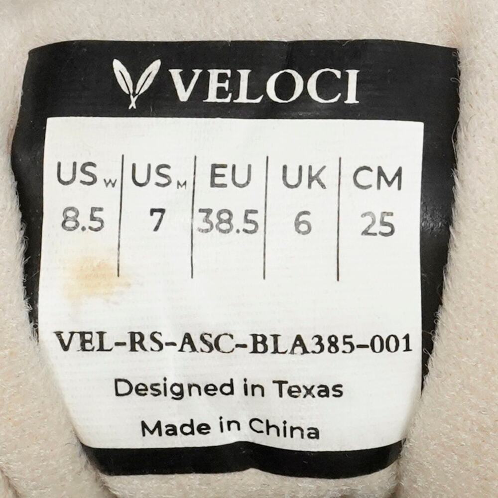 Veloci Ascent Running Shoes Black Cream Sneakers Women’s 8.5 Men’s 7 EU 38.5 - Picture 3 of 9